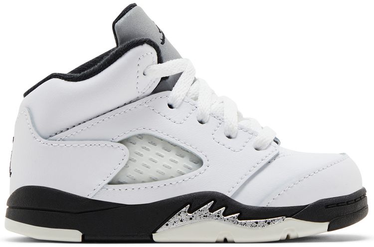 

Кроссовки Air Jordan 5 Retro TD 'White Black', белый