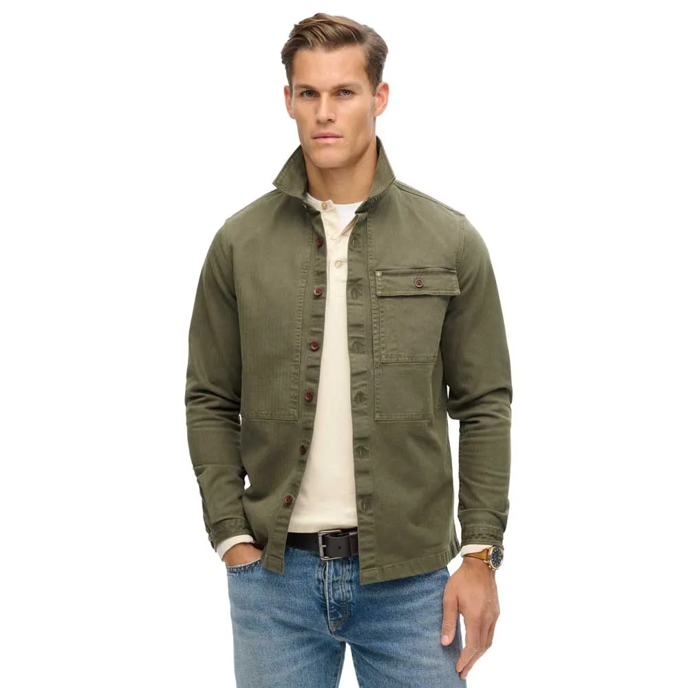 

Верхняя рубашка Superdry Merchant Utility, зеленый