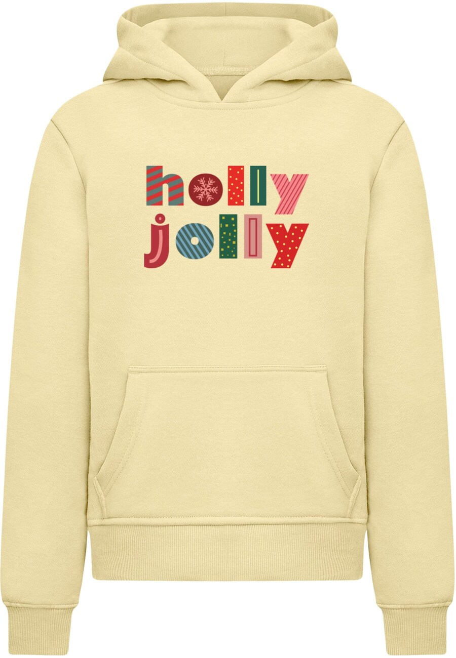 

Толстовка Merchcode Christmas Holly Jolly Mood, желтый