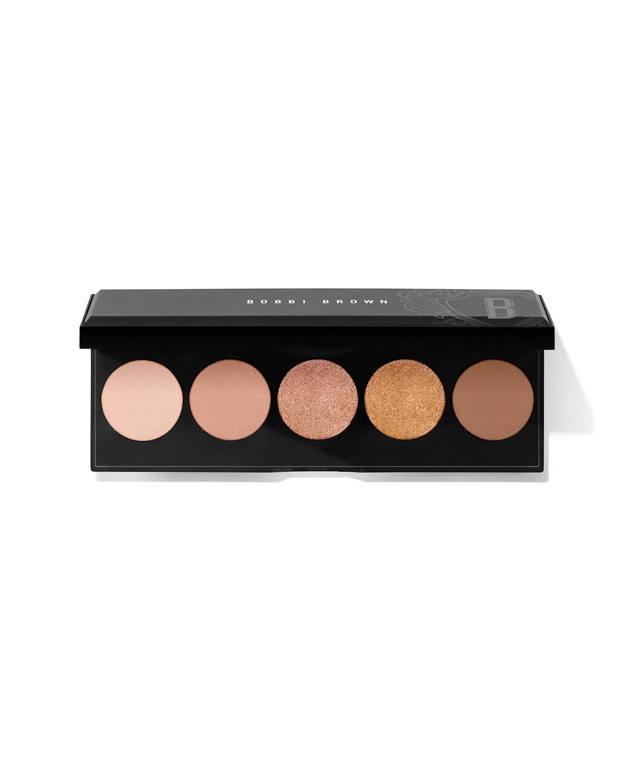 Палетка теней для век Nude, Bobbi Brown, 5 оттенков, бежевый