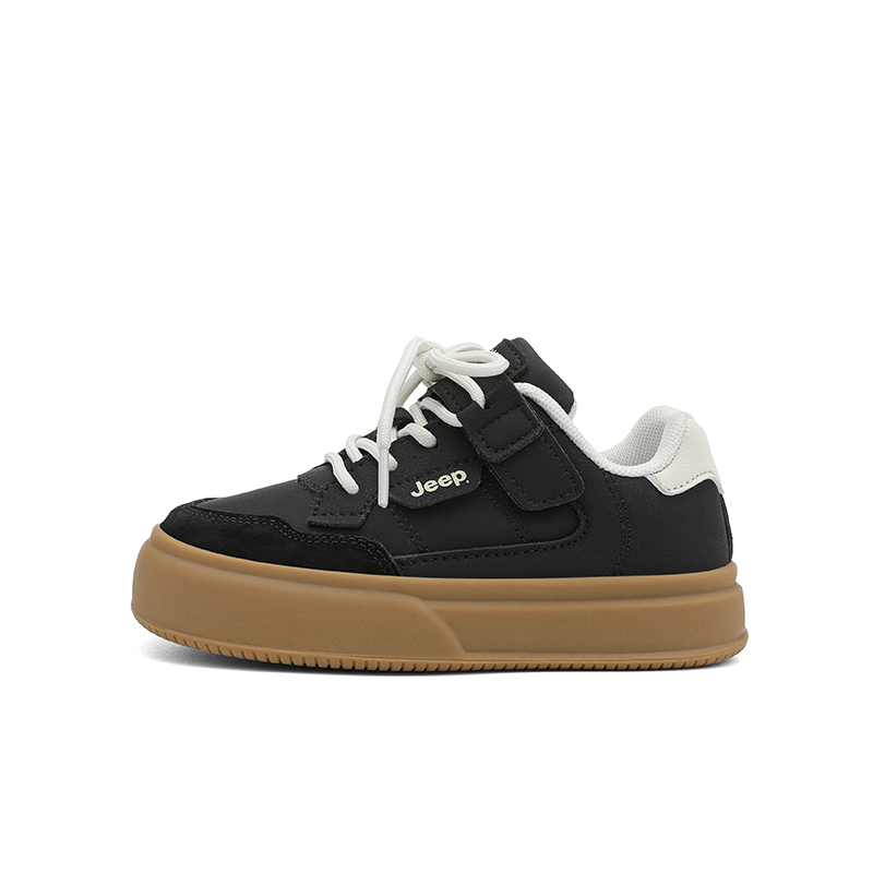 

Jeep Spring Morning 20 Low top Skateboard Shoes Black Beige Kids'