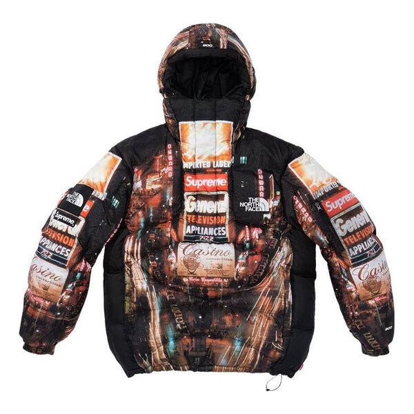 

Куртка x the north face 800-fill half zip hooded pullover 'multi-color' Supreme, мультиколор
