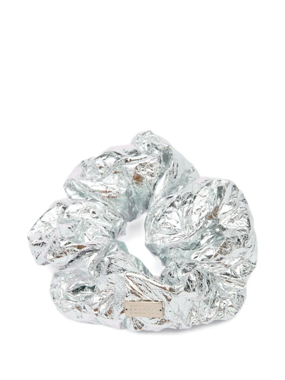 

Ободок с эффектом металлик и логотипом Mm6 Maison Margiela, серебристый