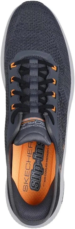 Мужские слипоны Skechers Hands Free: Go Run Elevate 2.0 Steady Motion Trainers, темно-серый — фото 2