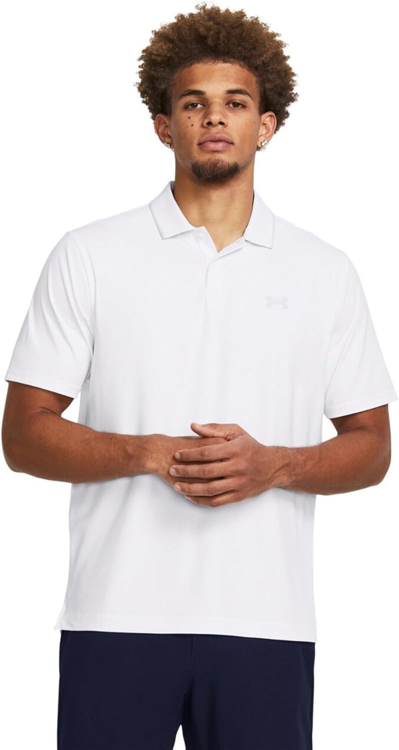 

Мужская рубашка-поло Under Armour, UA Isochill Polo, белый/серый