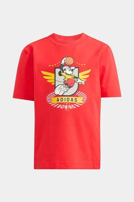Комплект с принтом DISNEY Adidas, красный — фото 3