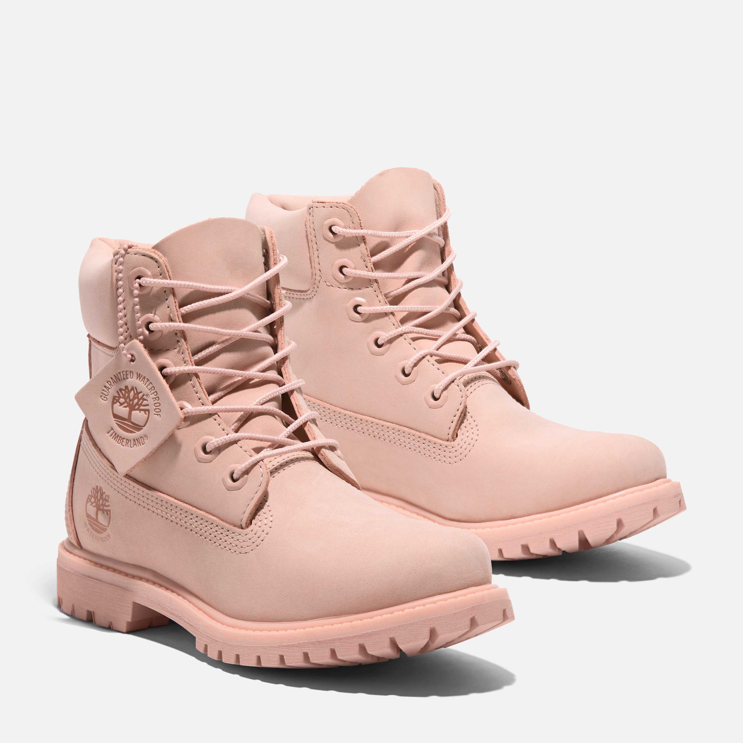 Женские водонепроницаемые ботинки Timberland Premium 6-Inch, светло-бежевый — фото 2