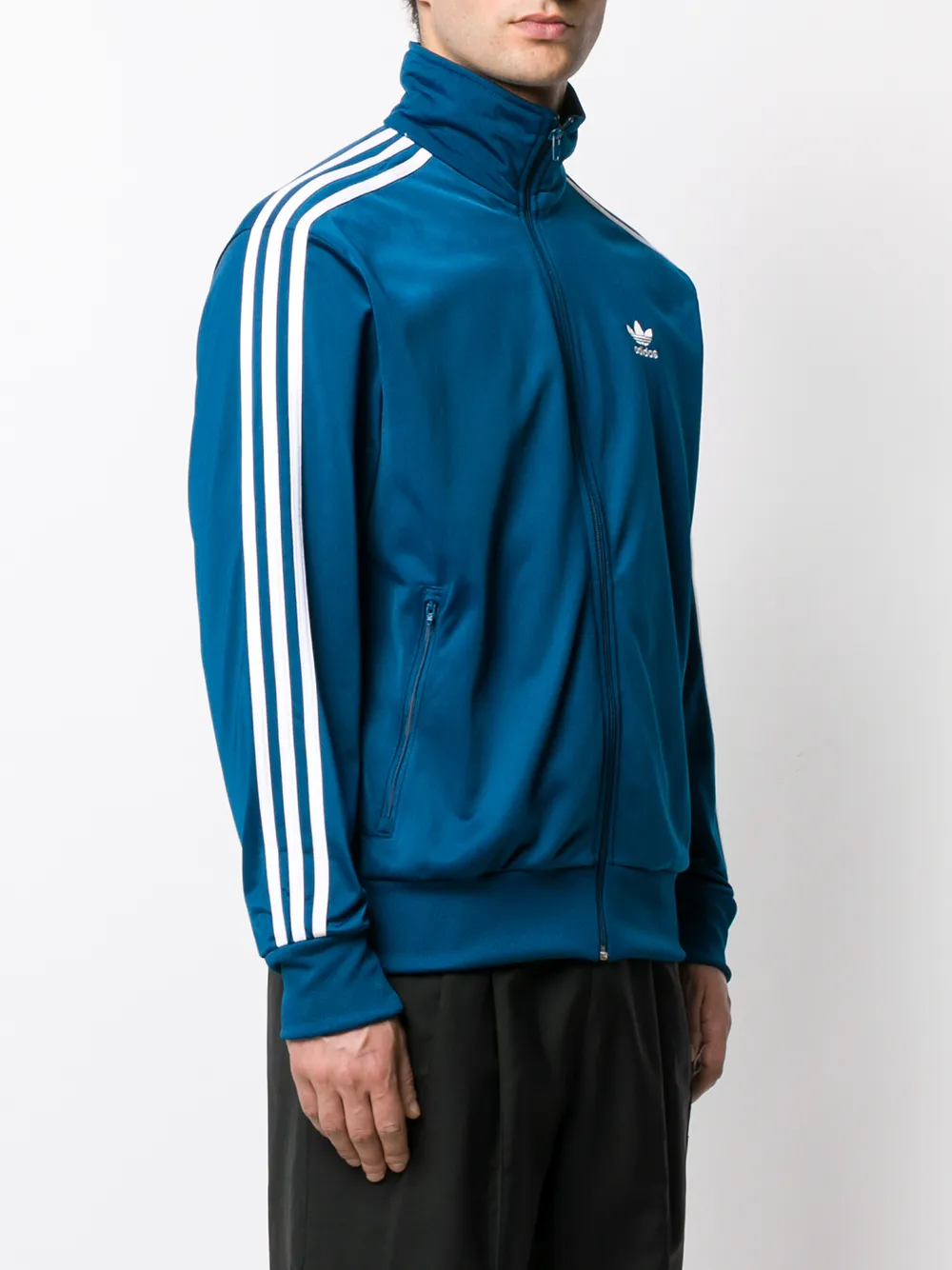 Спортивная толстовка на молнии adidas, синий — фото 3