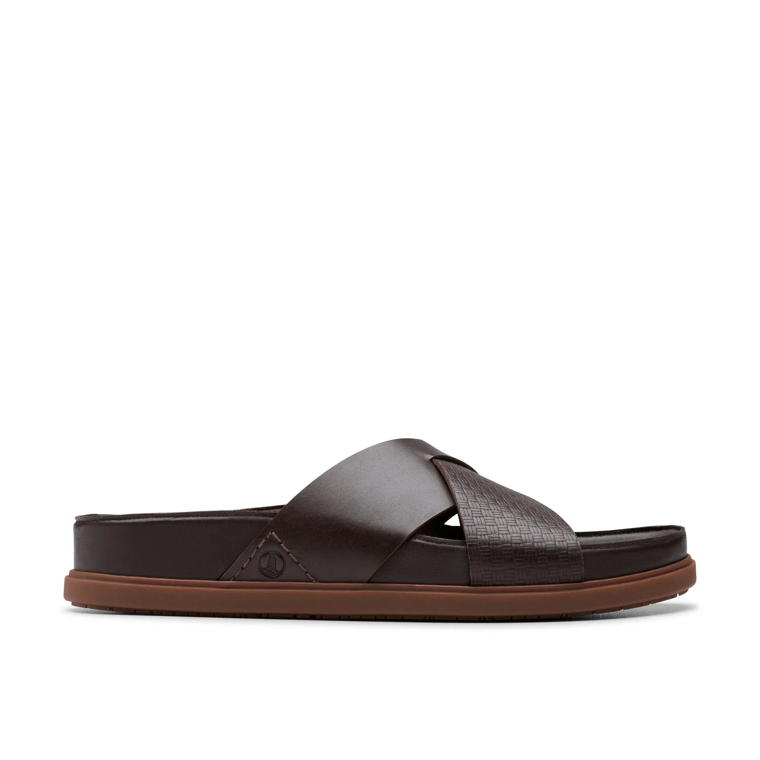 Сандалии кожаные Torford Cross Clarks, коричневый