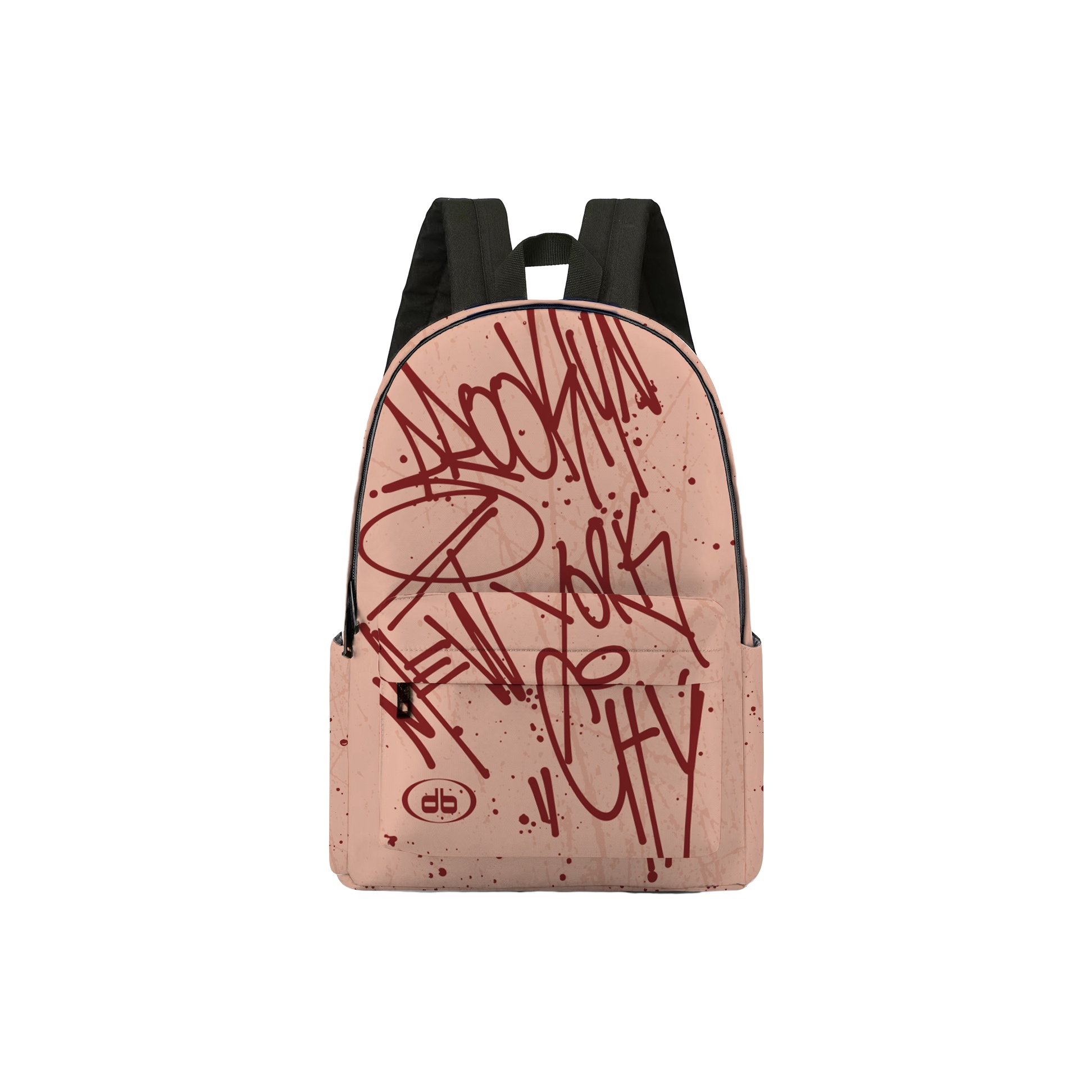 

Soundbyte Полиэстеровый рюкзак обычный унисекс розовый, Orange Red