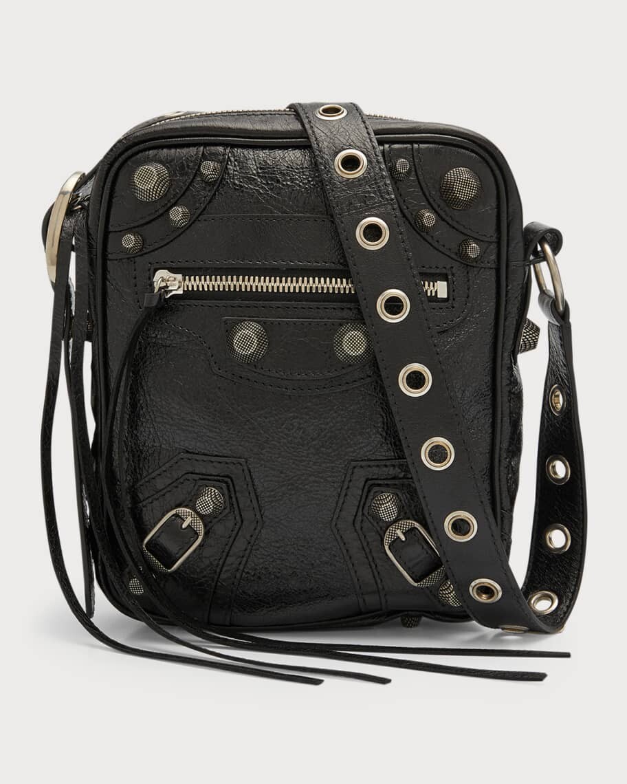 

Мужская кожаная сумка через плечо Le Cagole Balenciaga