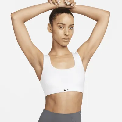 

Спортивный бюстгальтер Nike Alate All U, белый/черный