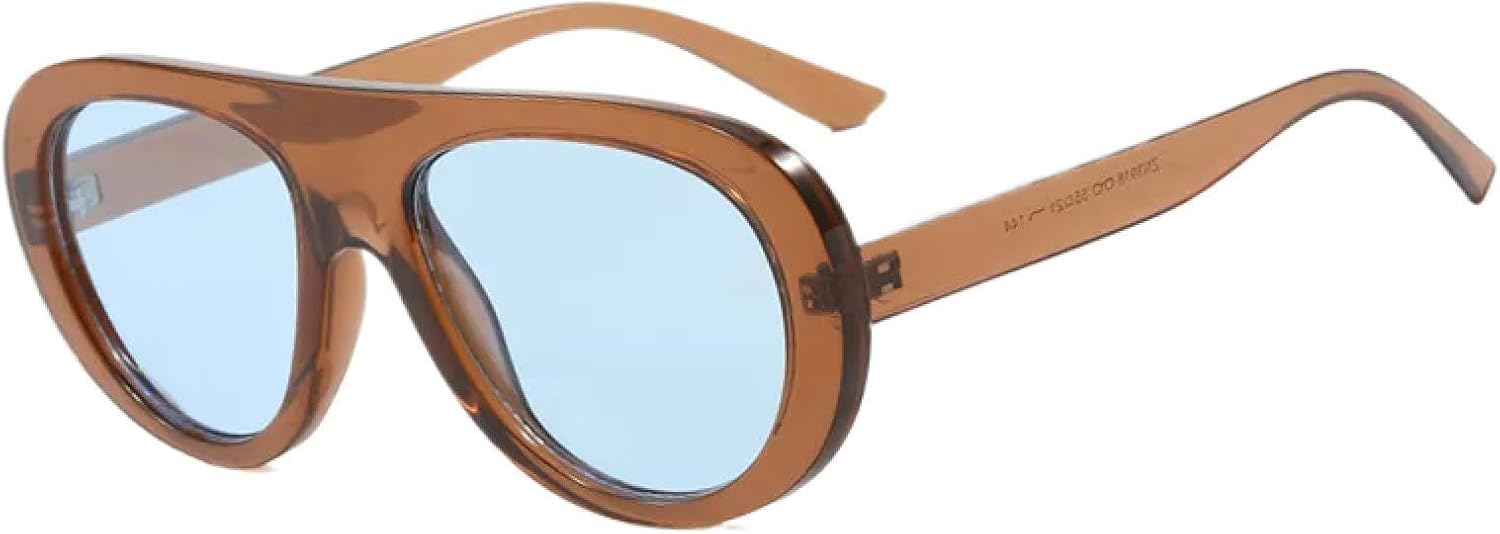 

Солнцезащитные очки с защитой от УФ-излучения UV400 | Маленькая оправа, форма с одной перемычкой | Линзы конфетных цветов для занятий спортом на открытом воздухе и вождения DSVIGF, 3918-c9