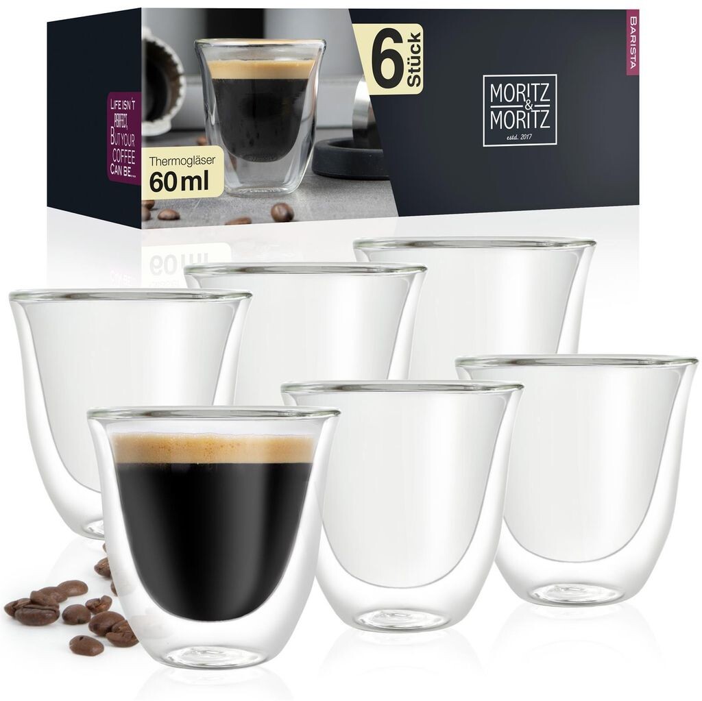 

Moritz & Moritz Barista Napoli 6 термостаканов с двойными стенками по 60 мл iLP