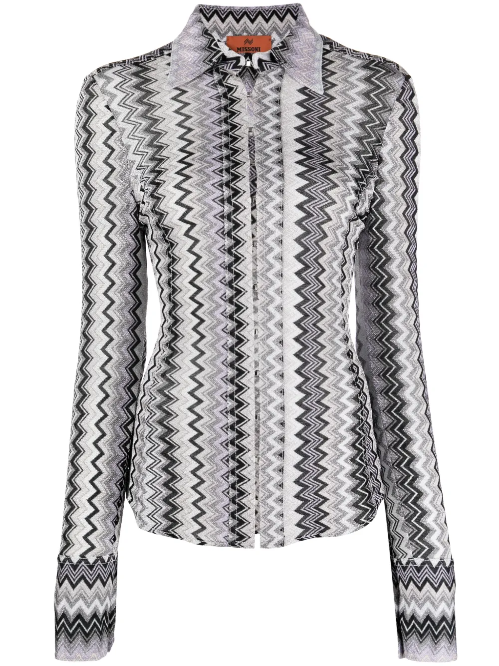 

Рубашка с эффектом металлик Missoni, фиолетовый
