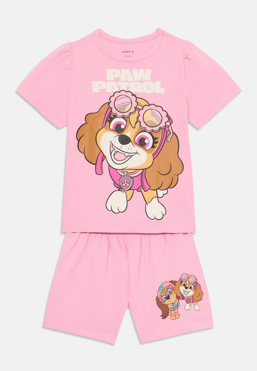 

Пижама NMFMAM PAW NIGHT SET Name it, цвет Pink Frosting