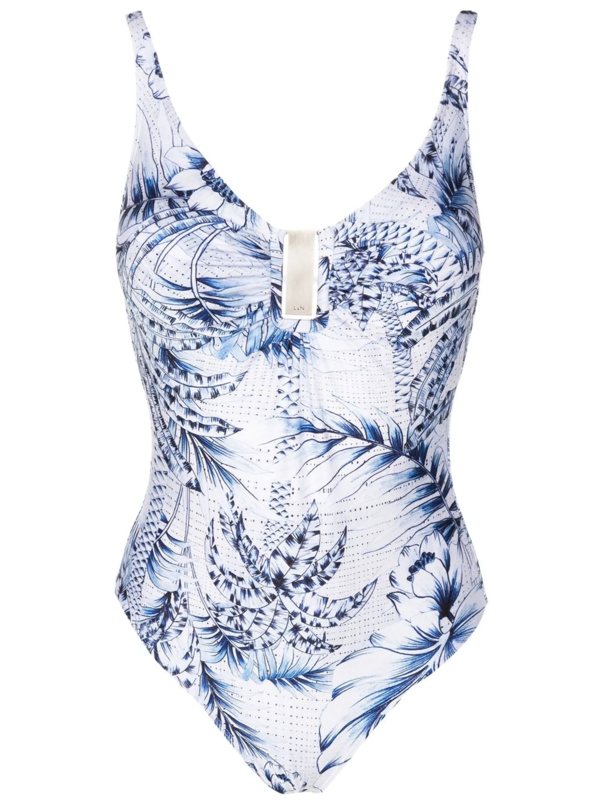 

Купальник с принтом Lygia & Nanny, синий