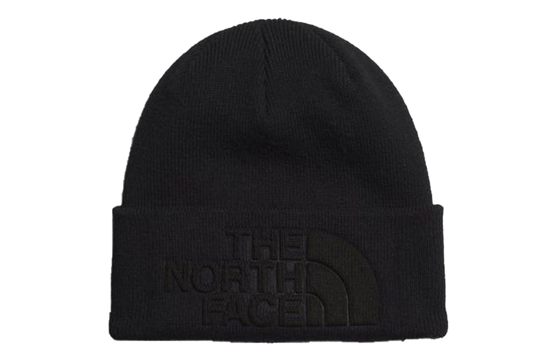 

Вязаная шапка из переработанного полиэстера мужская черная THE NORTH FACE