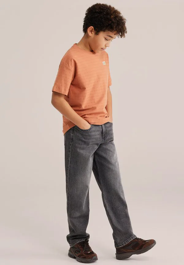 Футболка с принтом We Fashion, Orange