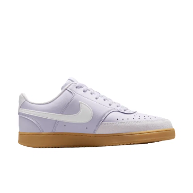 Кроссовки кожаные Nike Purple — фото 2