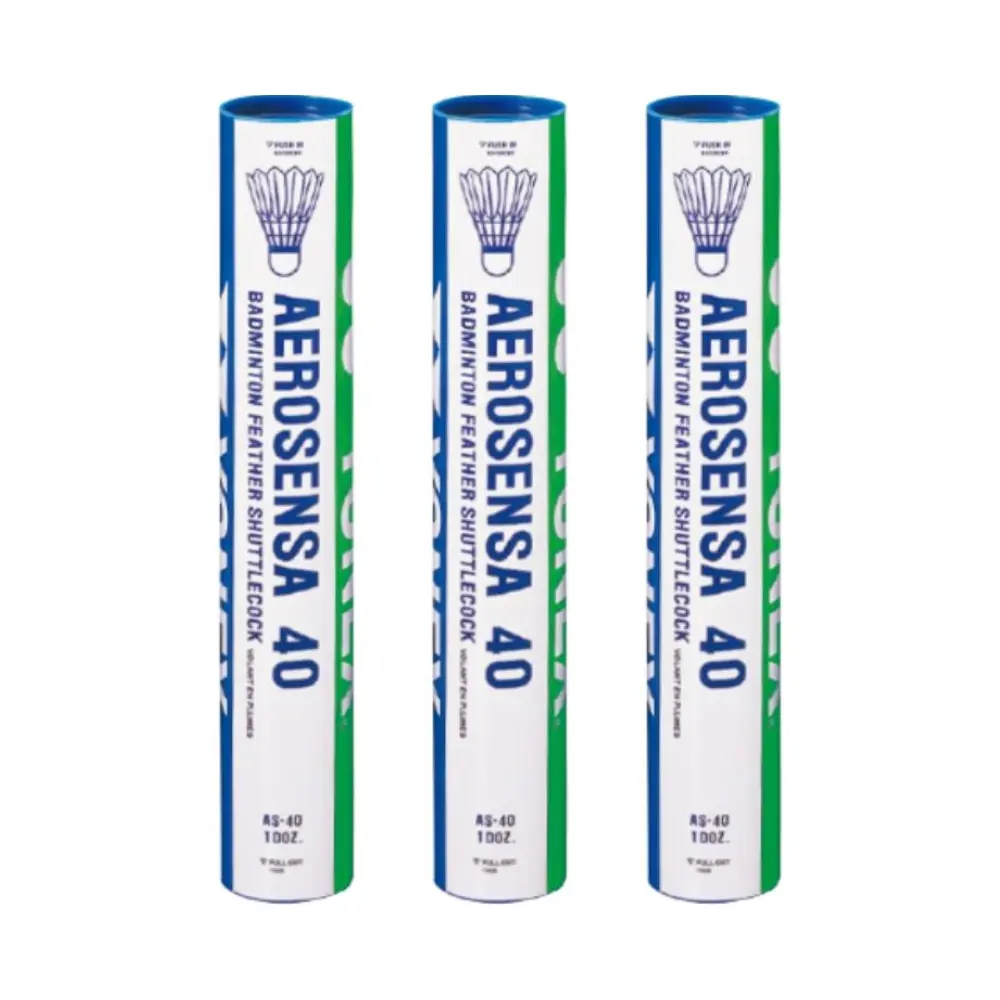 

Воланчик AS-40EX из гусиного пера упаковка 12 штук YONEX, 3 Tubes 36 Pack