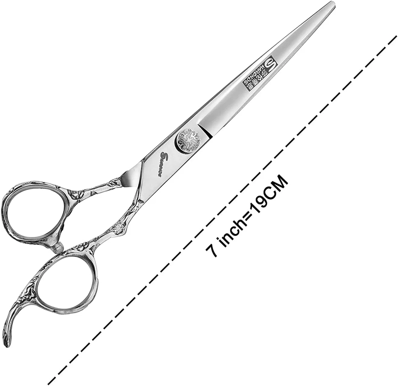Профессиональные парикмахерские ножницы 18 см с узором «Роза» от SHARONDS Sharonds, 7-Inch Cutting Scissors — фото 3