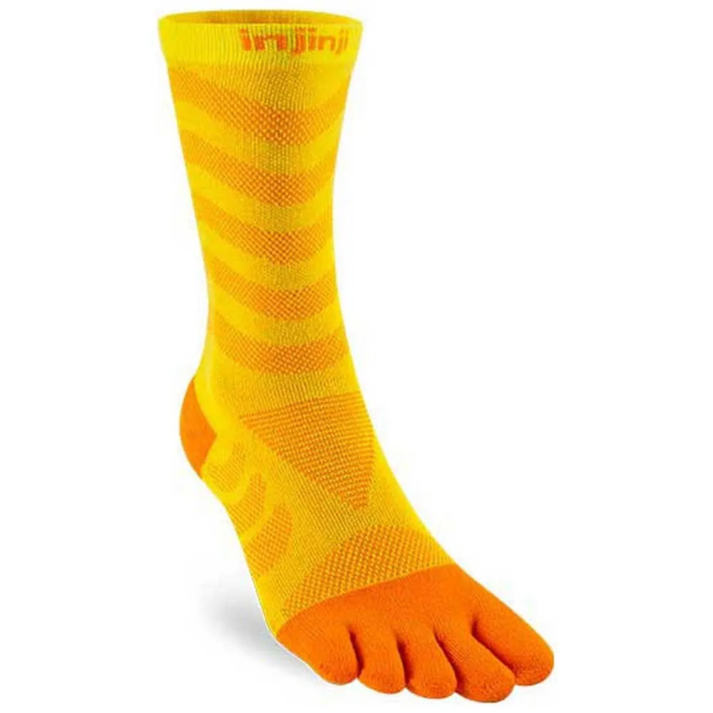 

Носки Injinji Ultra Run Crew, желтый