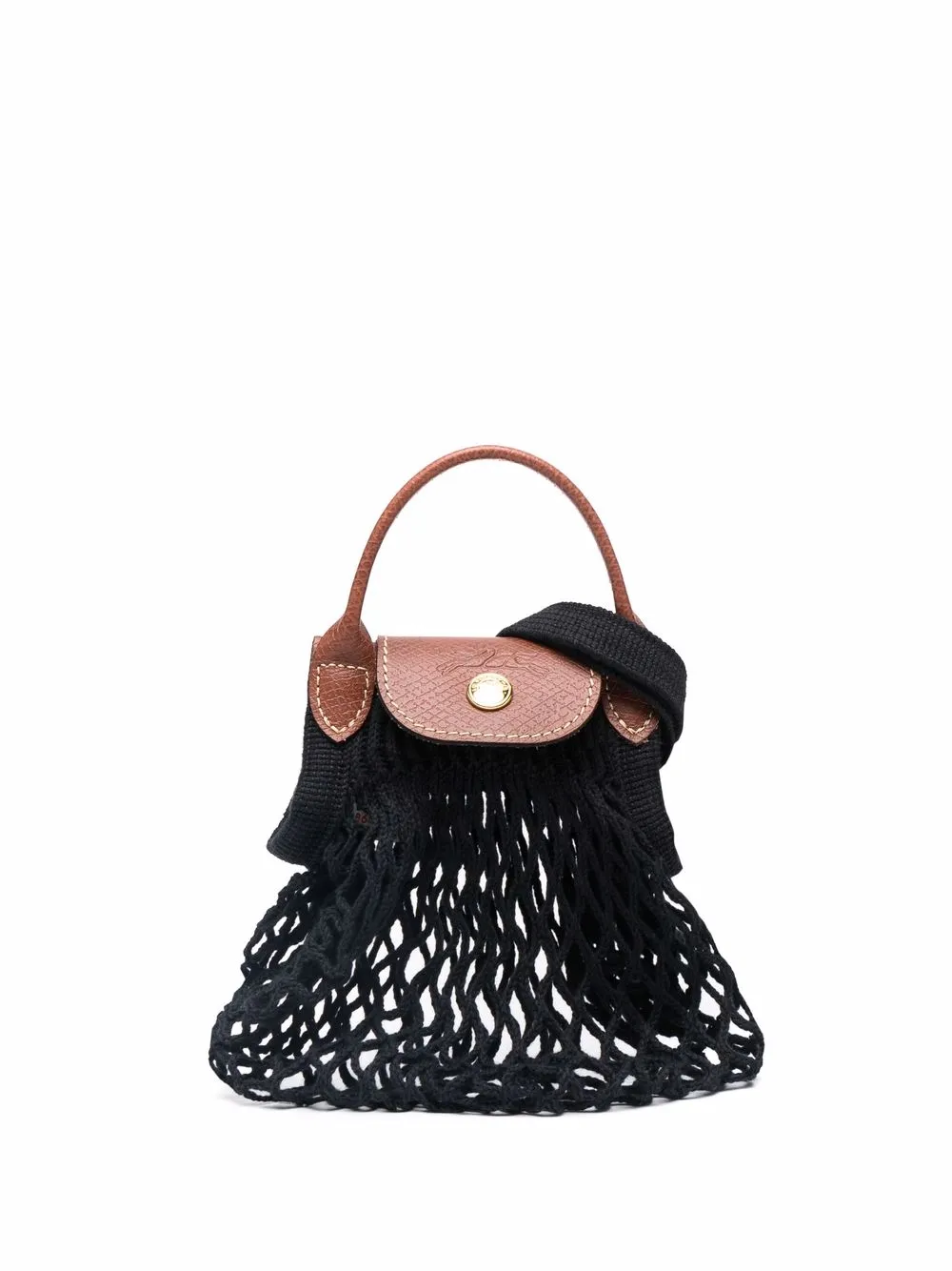 

Сетчатая мини-сумка Le Pliage Filet Longchamp, черный