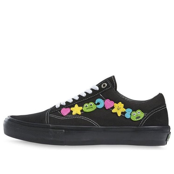 

Кроссовки frog skateboards x skate old skool 'black' Vans, черный