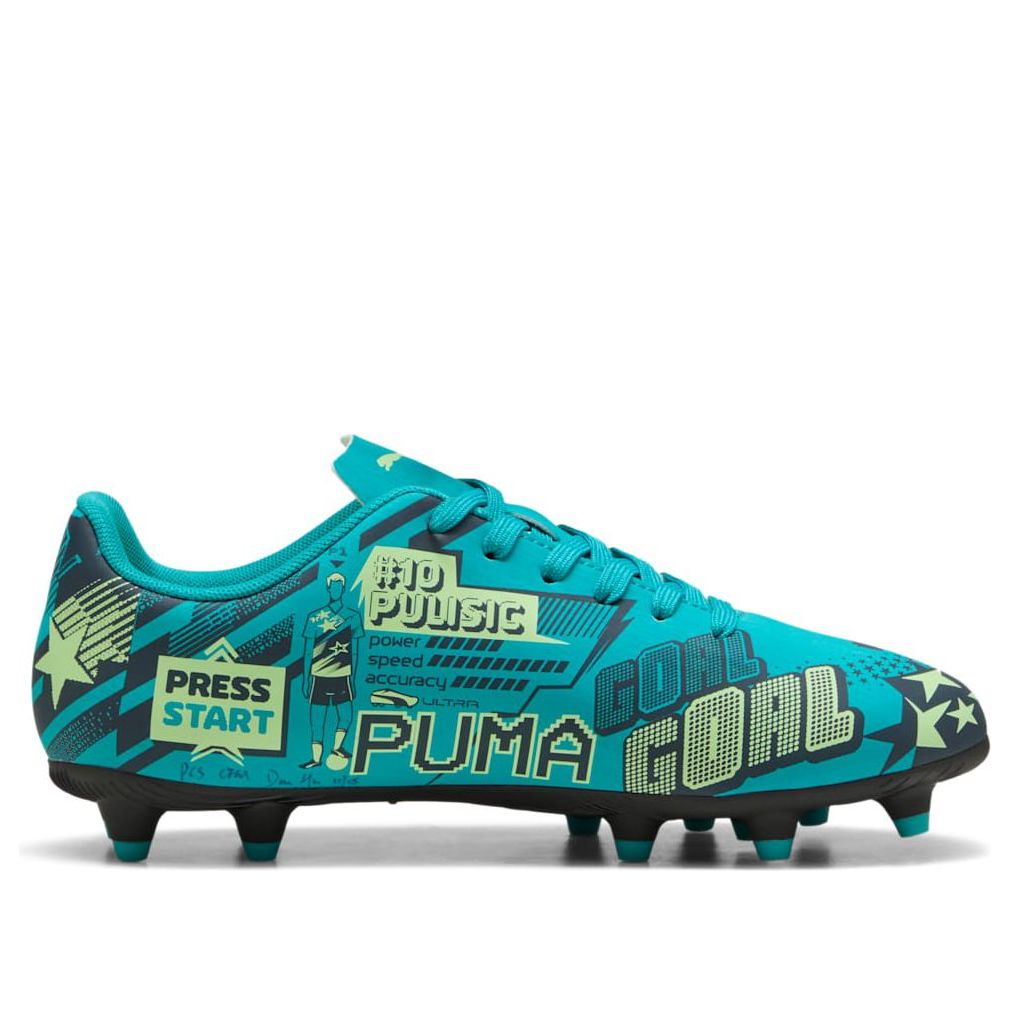 Кроссовки (GS) PUMA Christian Pulisic x Ultra Legacy FG/AG 'Allover Print - Deep Aqua' — фото 2
