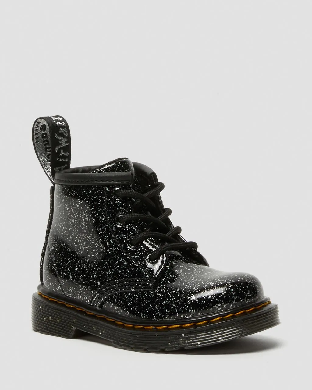 

Dr. Martens Infant 1460 Блестящие ботильоны, цвет Black — Cosmic Glitter