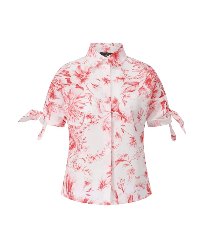 

Блузка с короткими рукавами и цветочным узором. Lavi, мультиколор