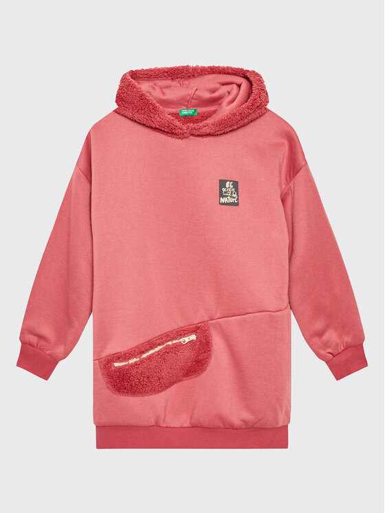 

Толстовка свободного кроя United Colors Of Benetton, розовый