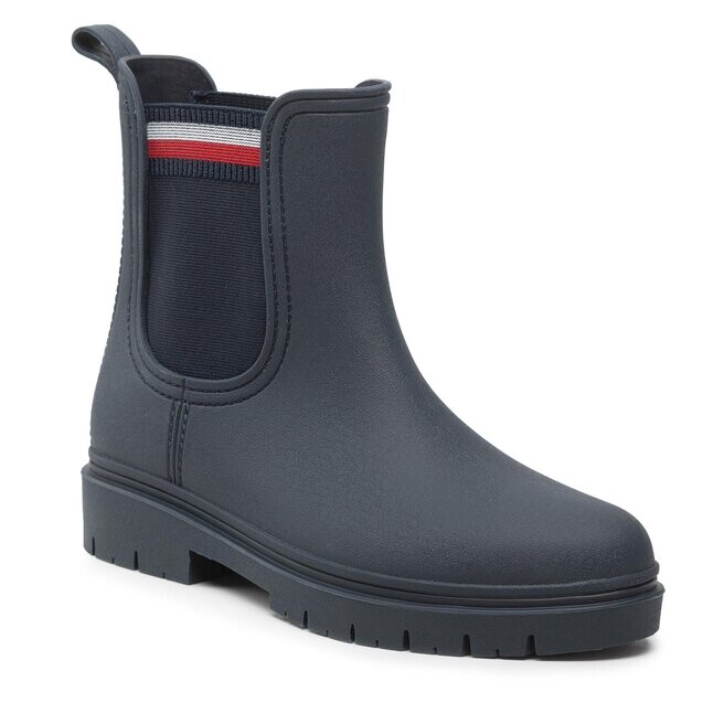 

Ботинки Tommy Hilfiger RainBoot Ankle, темно-синий