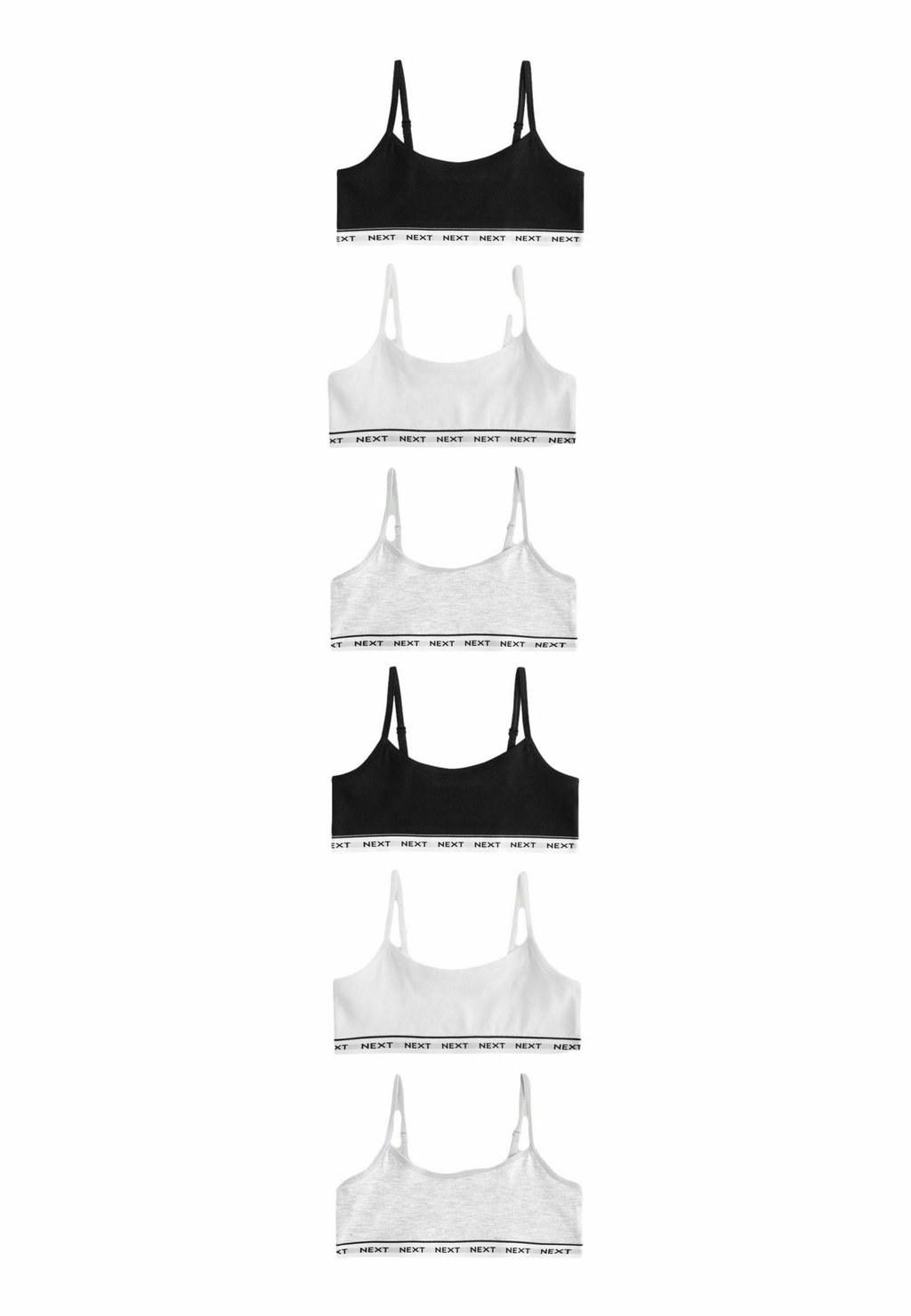 

Топ STRAPPY CROP 7 PACK Next, черный