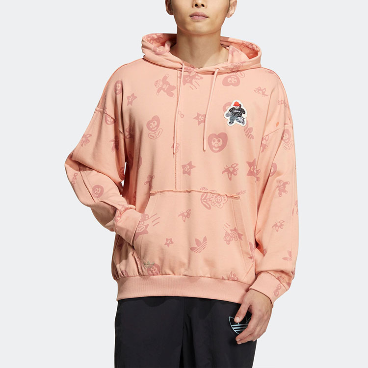CHARR MORITA Толстовка Мужская Красная Розовая Adidas Originals — фото 3