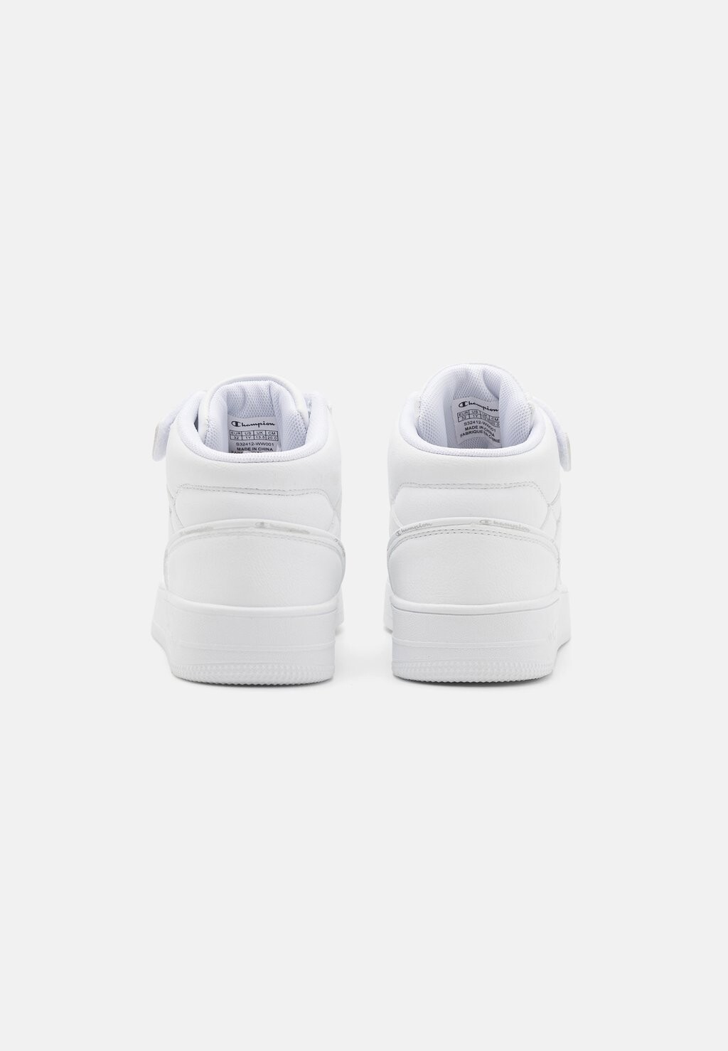 Баскетбольные кроссовки Rebound 2.0 Mid Unisex Champion, цвет all white — фото 3