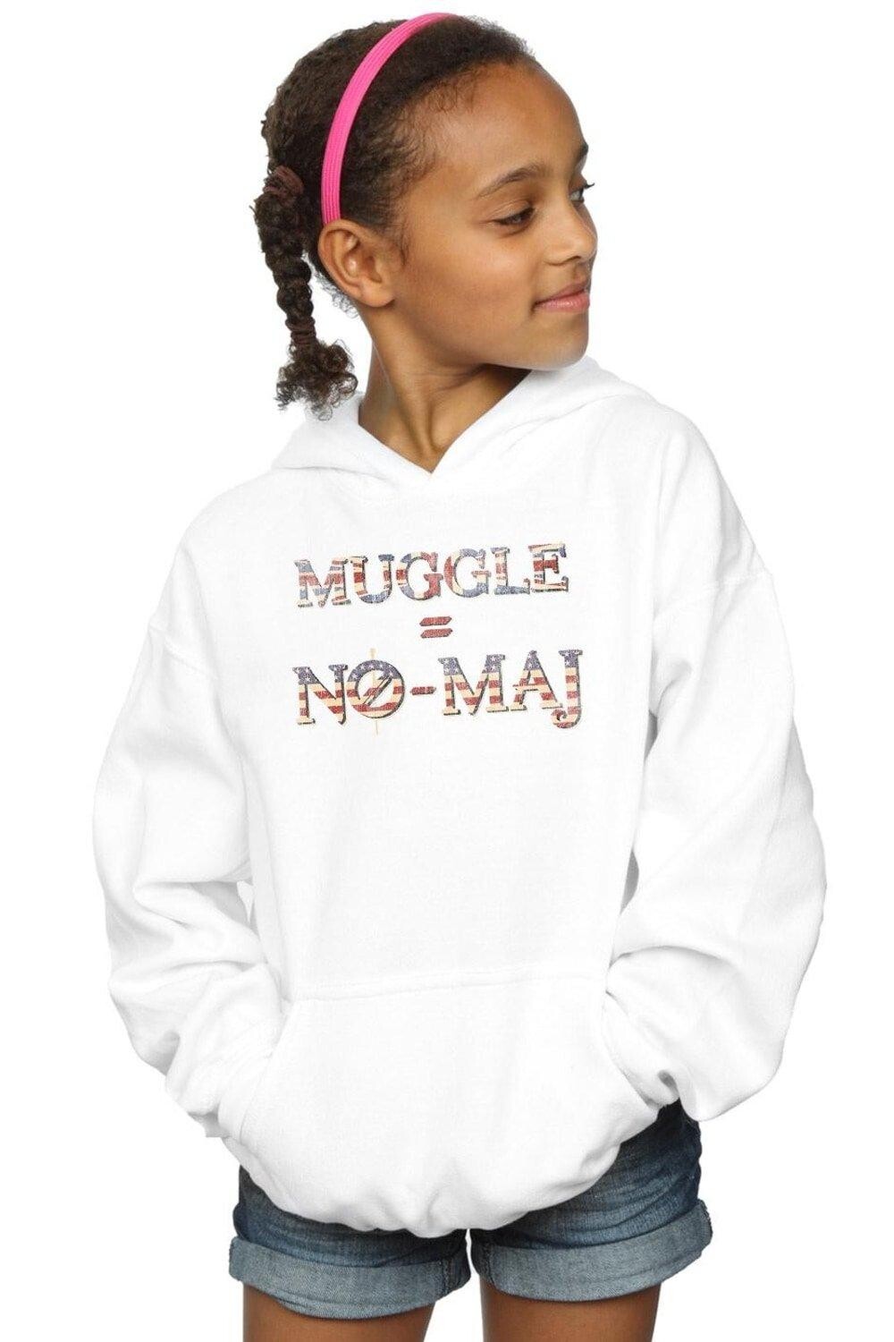 

Толстовка No Muggle No Maj FANTASTIC BEASTS, белый