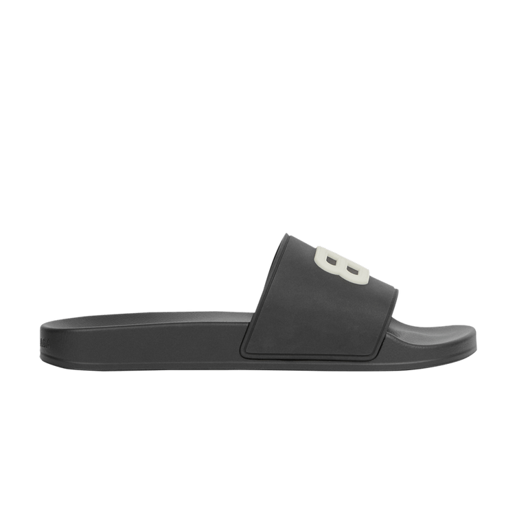 

Кроссовки Balenciaga Pool Slides 'Black Glow', черный