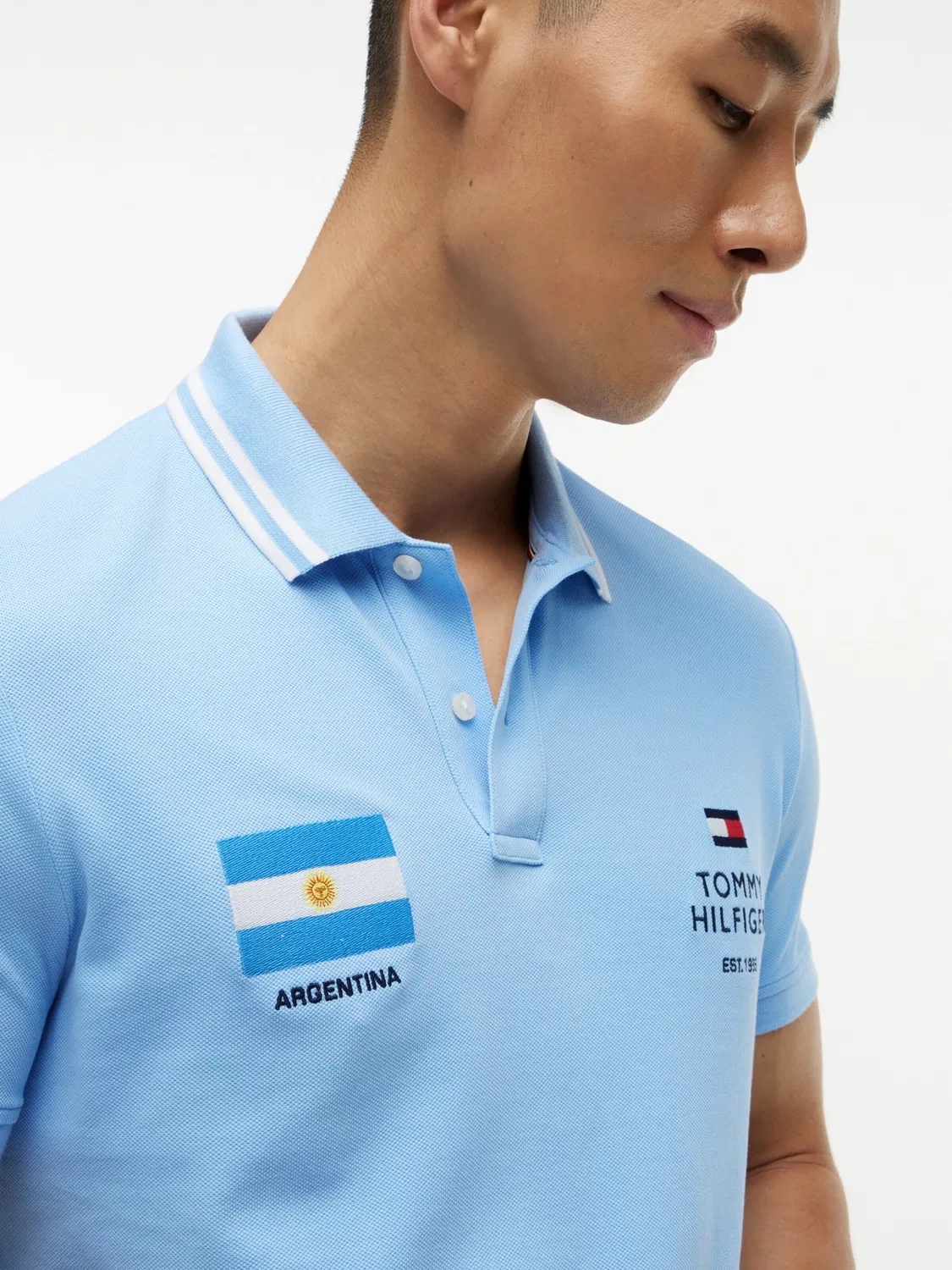 Рубашка 'STANDARD COUNTRY ARGEN' Tommy Hilfiger, Marine Blue/Azure/Light Blue — фото 2