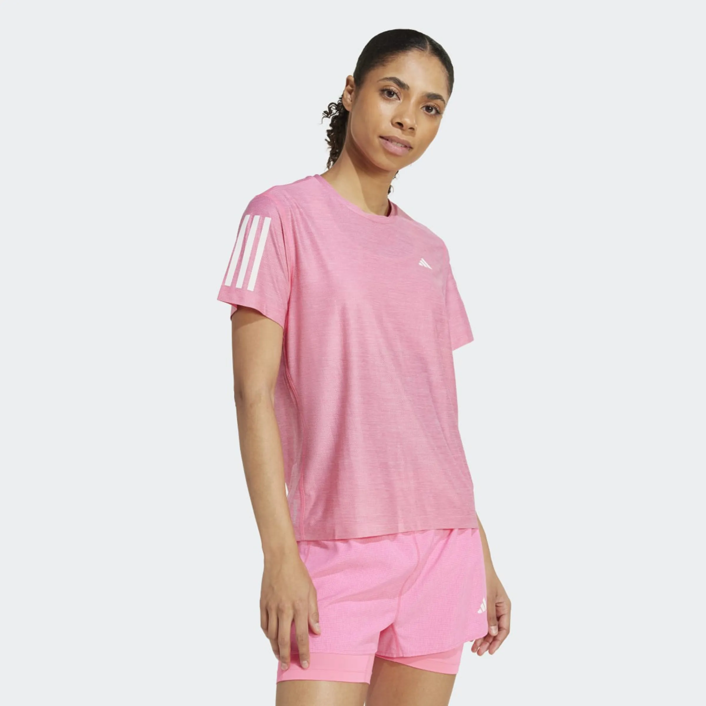 

Женская футболка Own The Run Adidas, розовый