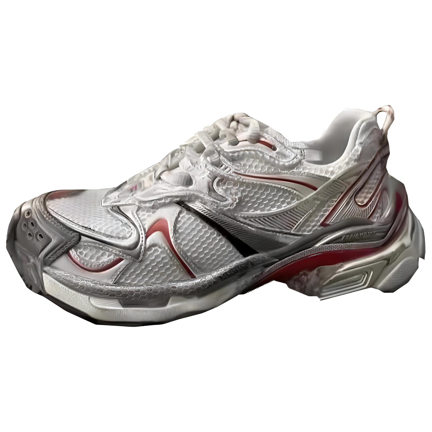 

Кроссовки мужские Balenciaga Runner массивные, серебряный, Серый, Кроссовки мужские Balenciaga Runner массивные, серебряный