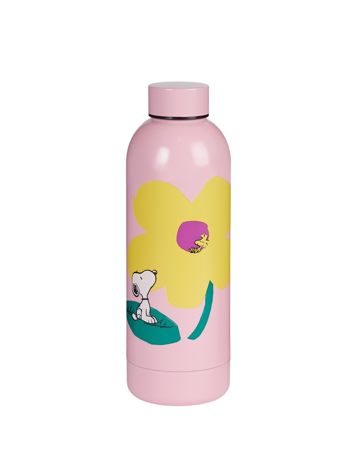 

Butlers Розовая бутылка для напитков с изображением персонажей мультфильма «Арахис»