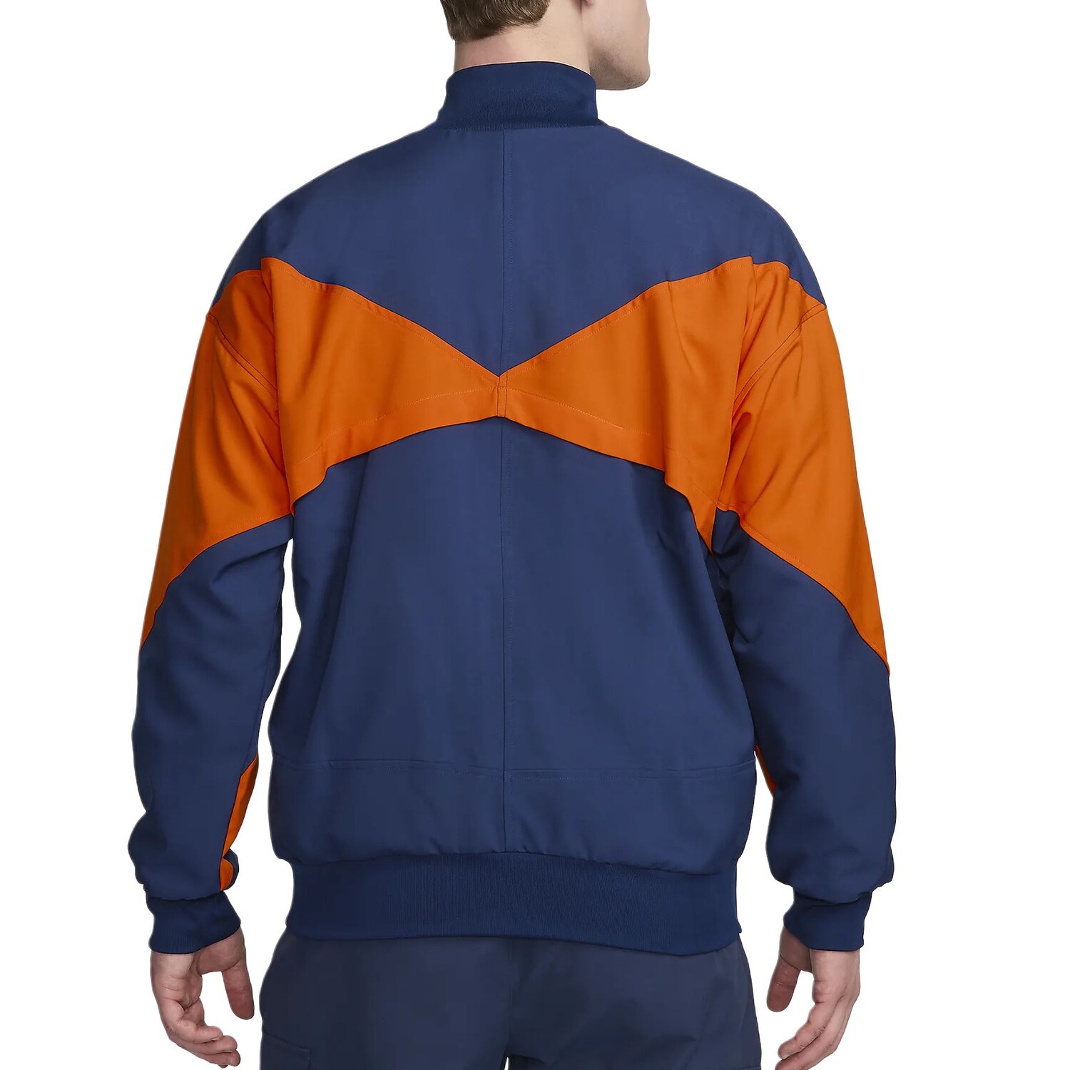 Спортивная куртка Dri-FIT для мужчин, цвет синий/безопасный оранжевый/белый Nike, синий/оранжевый/белый — фото 2