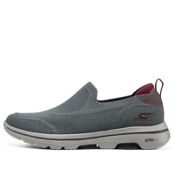 

Кроссовки go walk 5 'charcoal red' Skechers, черный