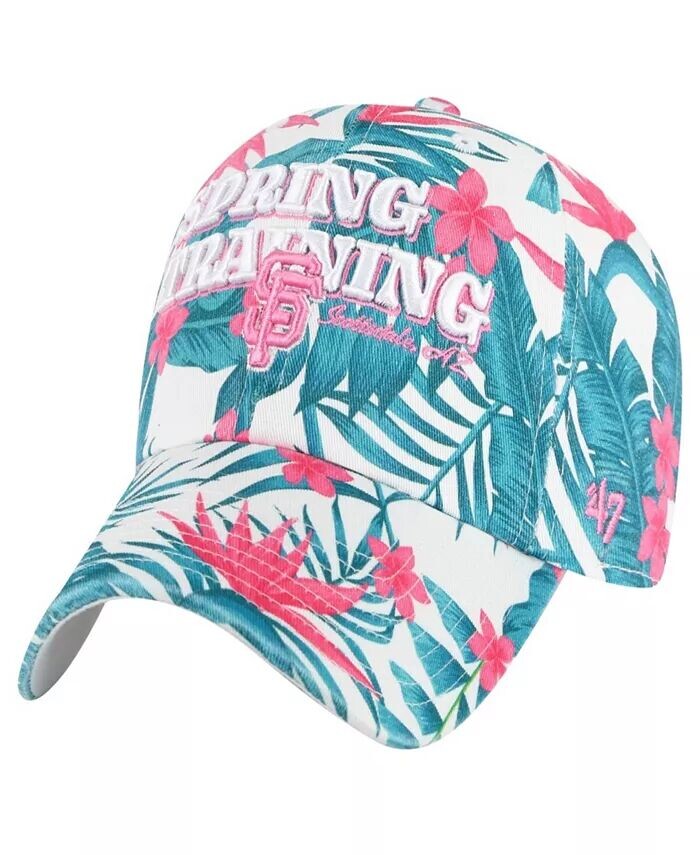 

47 Женская белая регулируемая шапка San Francisco Giants 2024 Spring Training Rebloom Clean Up '47 Brand, белый