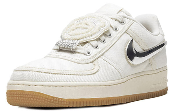 Кроссовки x travis scott air force 1 'sail' Nike, мультиколор — фото 2