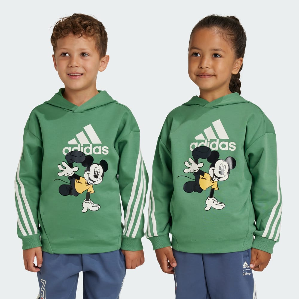 

Толстовка Adidas Disney Mickey Mouse Sweatshirt, цвет Preloved Green/Off White/Semi Spark