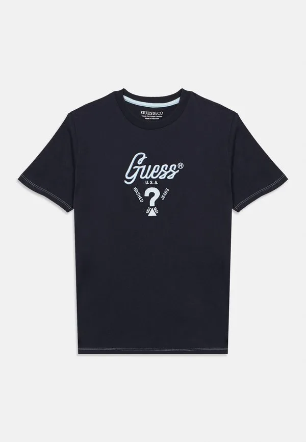 Детская футболка унисекс с принтом Guess, Smart Blue — фото 3
