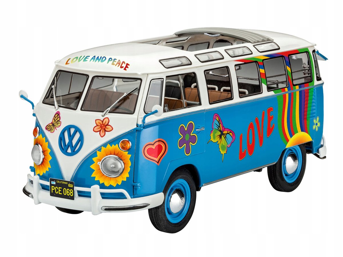 

Revell 1:24 Vw T1 Samba Bus Flower Power 07050